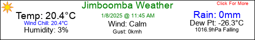 Current Weather Conditions in Jimboomba, Queensland