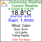 Current Weather Conditions in Jimboomba, Queensland