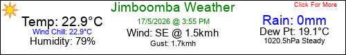 Current Weather Conditions in Jimboomba, Queensland