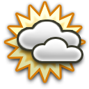 Partly cloudy Moderate dew