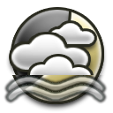 Mostly cloudy Moderate fog